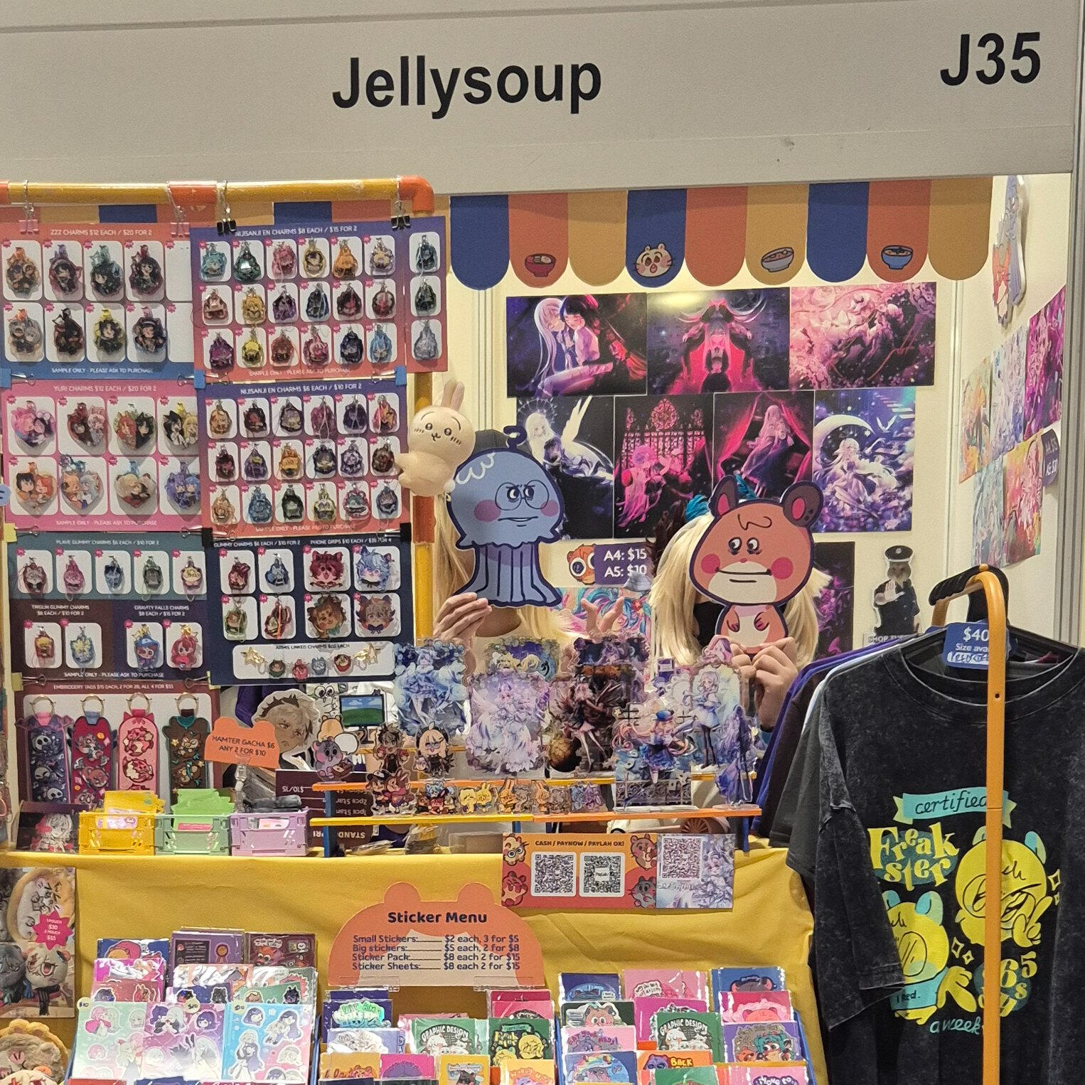 Jellysoup booth Jellysoup booth
